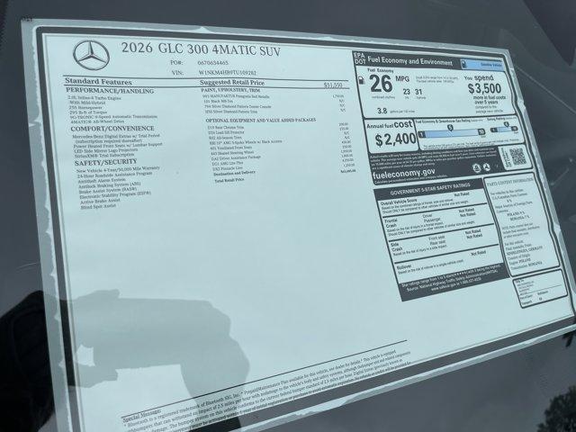 new 2026 Mercedes-Benz GLC 300 car