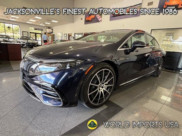 used 2022 Mercedes-Benz EQS 580 car, priced at $49,999