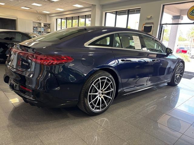 used 2022 Mercedes-Benz EQS 580 car, priced at $49,999