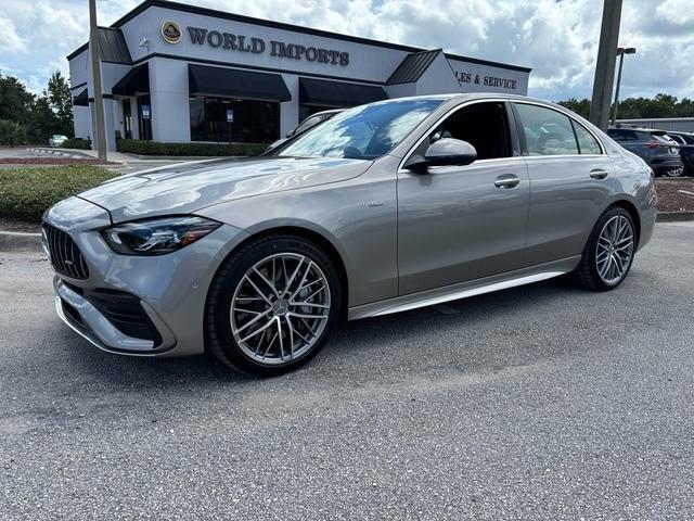 used 2023 Mercedes-Benz AMG C 43 car, priced at $44,999