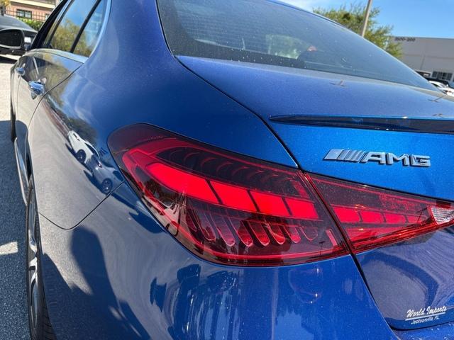 used 2023 Mercedes-Benz AMG C 43 car, priced at $46,999