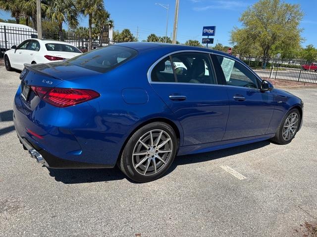 used 2023 Mercedes-Benz AMG C 43 car, priced at $46,999