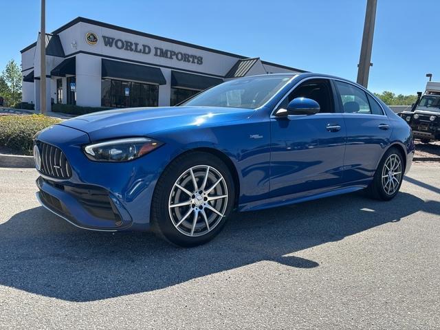 used 2023 Mercedes-Benz AMG C 43 car, priced at $46,999