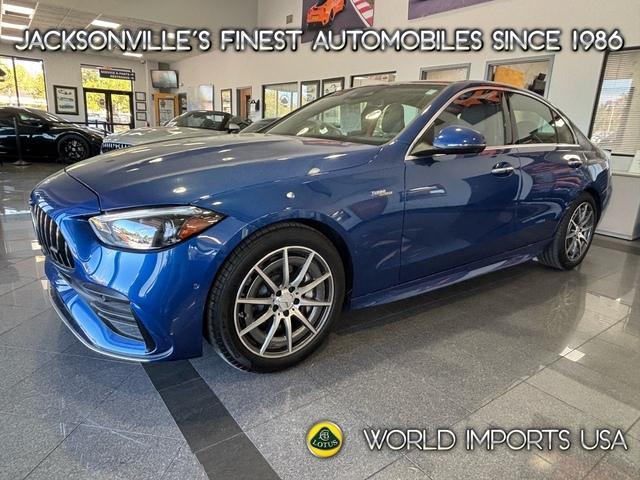 used 2023 Mercedes-Benz AMG C 43 car, priced at $46,999