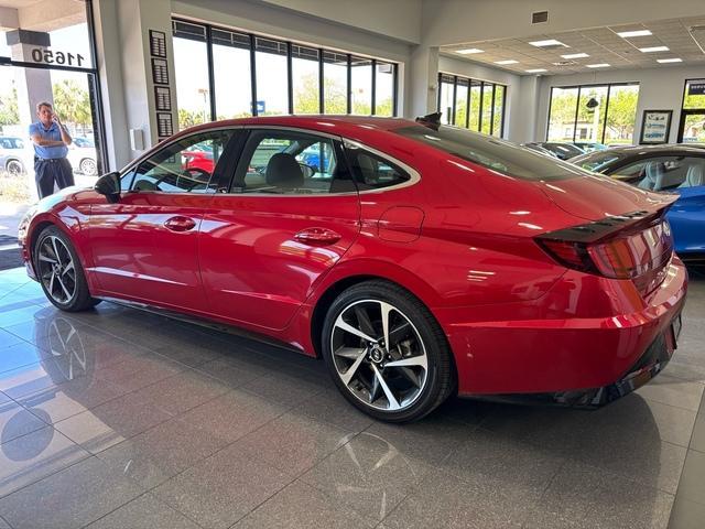 used 2021 Hyundai Sonata car, priced at $17,999