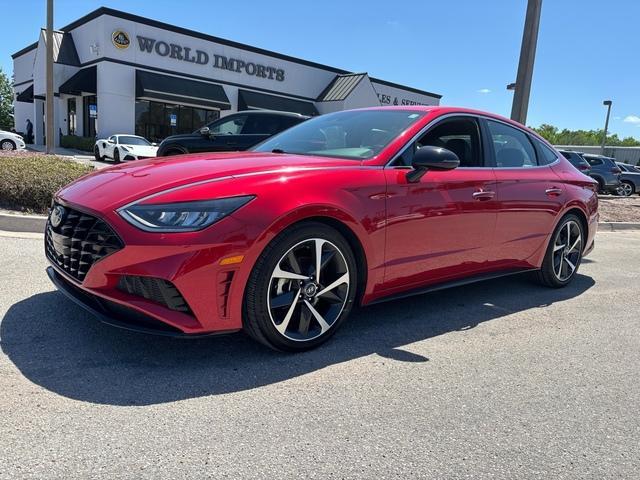 used 2021 Hyundai Sonata car, priced at $17,999