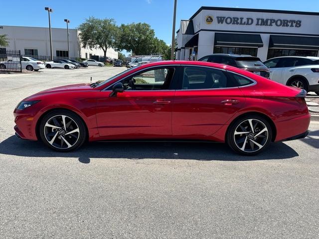 used 2021 Hyundai Sonata car, priced at $17,999