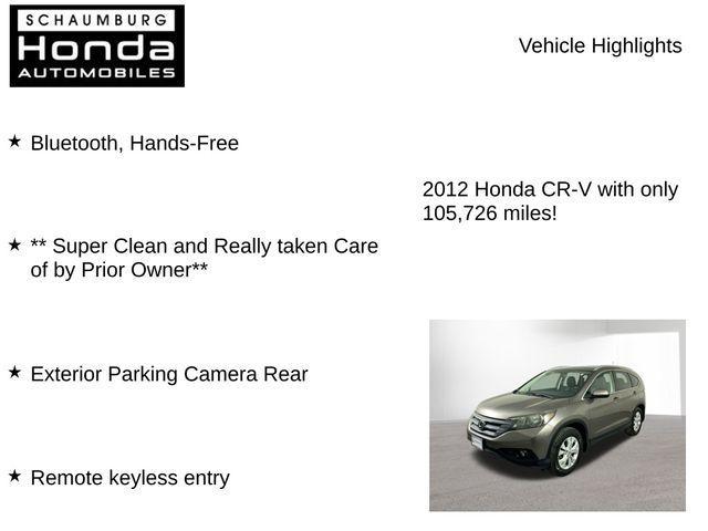 used 2012 Honda CR-V car, priced at $12,100