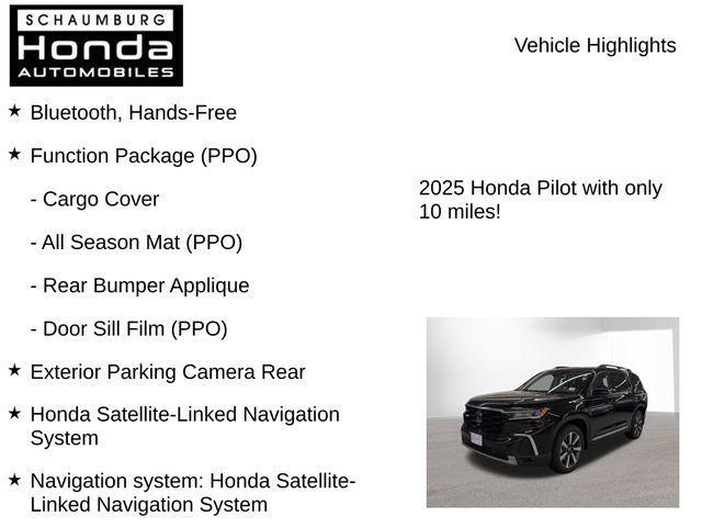 new 2025 Honda Pilot car, priced at $47,823