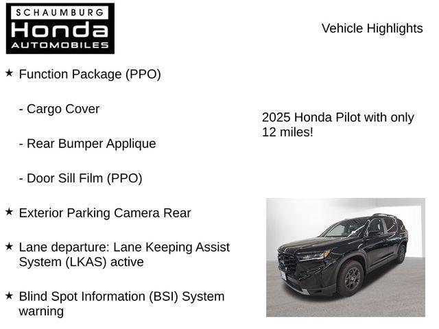 new 2025 Honda Pilot car, priced at $48,147
