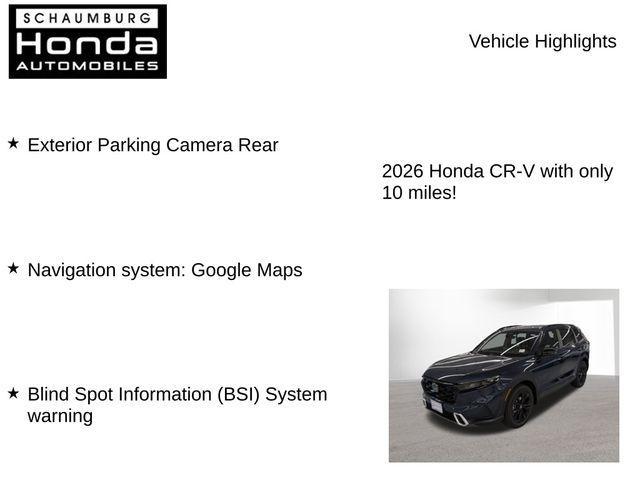 new 2026 Honda CR-V Hybrid car, priced at $40,658