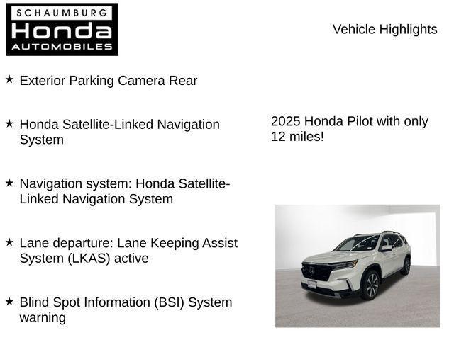 new 2025 Honda Pilot car, priced at $47,703