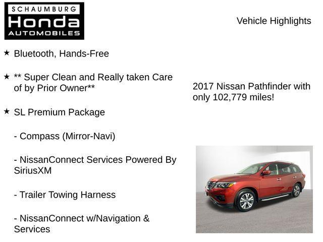 used 2017 Nissan Pathfinder car, priced at $12,000