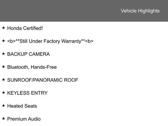 used 2025 Honda Passport car, priced at $42,400