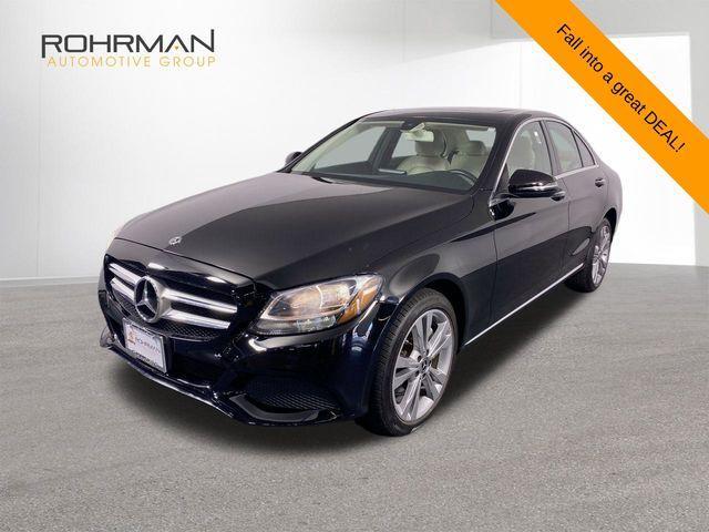 used 2018 Mercedes-Benz C-Class car, priced at $21,900