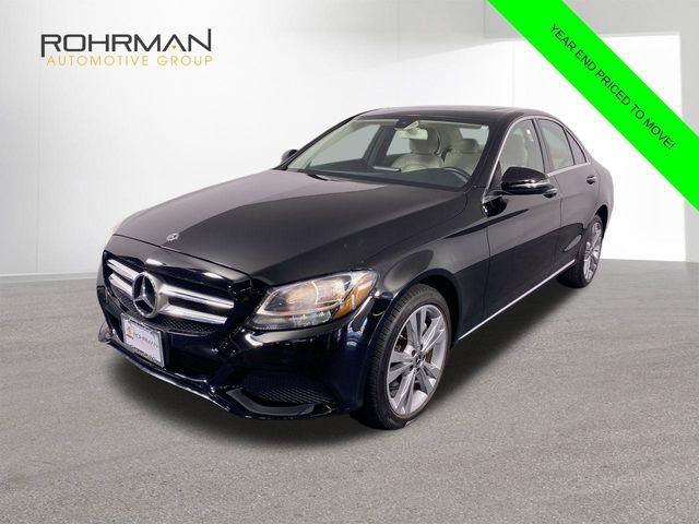 used 2018 Mercedes-Benz C-Class car, priced at $21,900