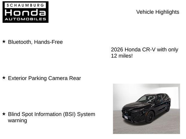 new 2026 Honda CR-V Hybrid car, priced at $39,083