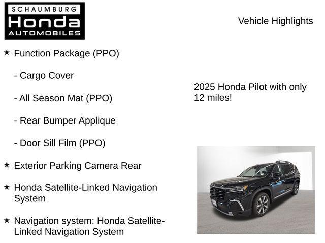 new 2025 Honda Pilot car, priced at $50,725