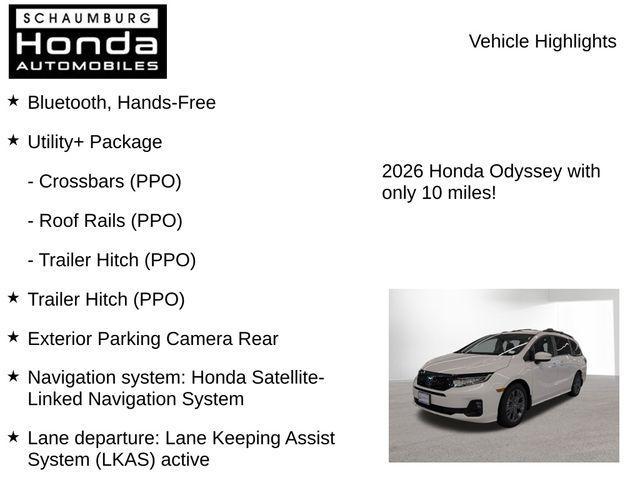new 2026 Honda Odyssey car, priced at $46,532