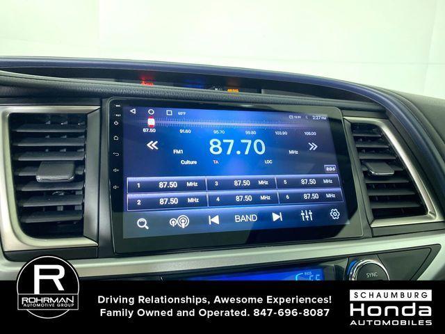 used 2017 Toyota Highlander car, priced at $22,500