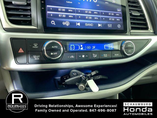 used 2017 Toyota Highlander car, priced at $22,500