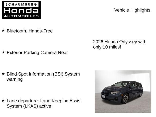 new 2026 Honda Odyssey car, priced at $41,637