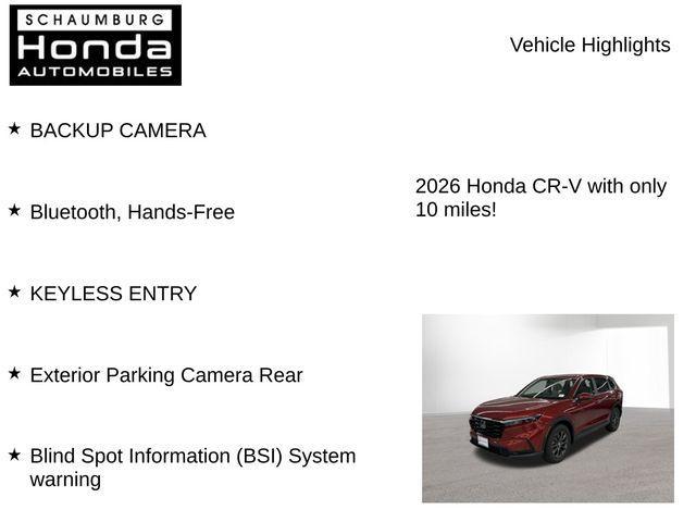 new 2026 Honda CR-V car, priced at $36,808