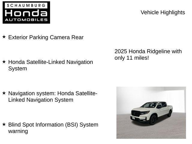 new 2025 Honda Ridgeline car, priced at $40,793