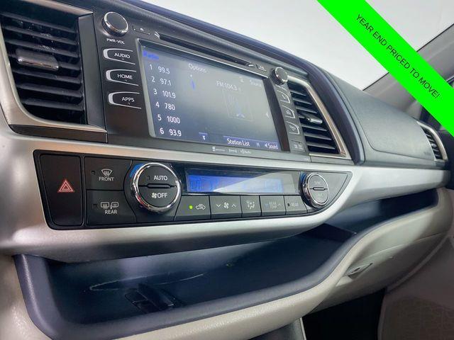 used 2019 Toyota Highlander car, priced at $18,900