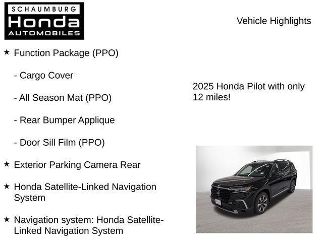 new 2025 Honda Pilot car, priced at $47,823