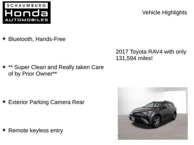 used 2017 Toyota RAV4 car, priced at $14,700