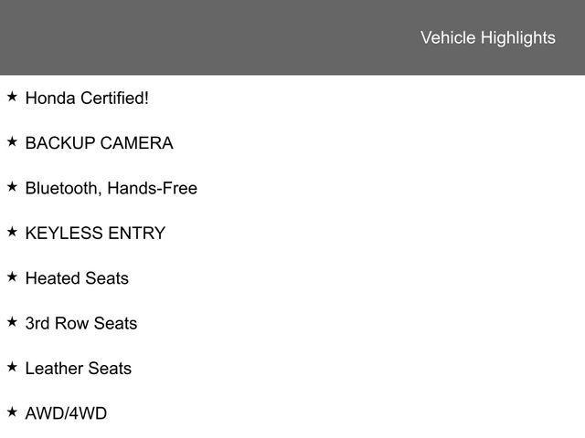 used 2025 Honda Pilot car, priced at $43,900