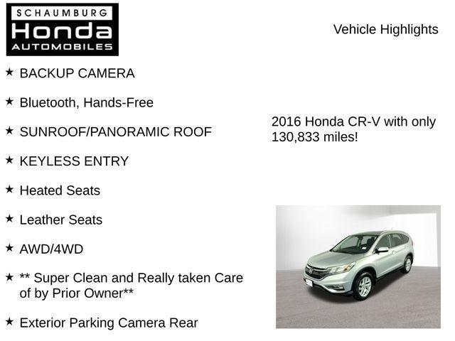 used 2016 Honda CR-V car, priced at $14,300