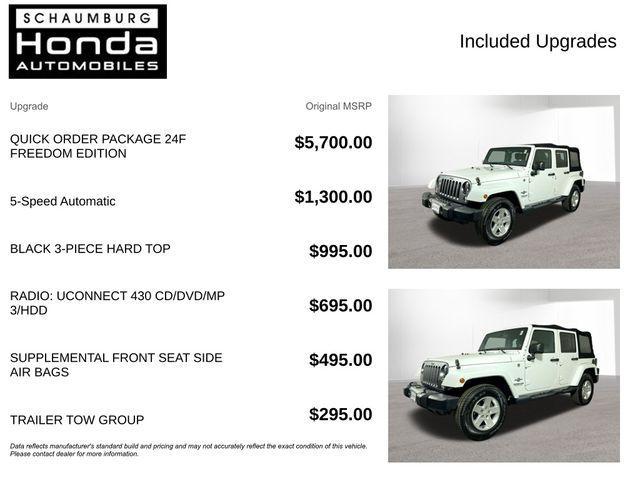 used 2014 Jeep Wrangler Unlimited car, priced at $17,200