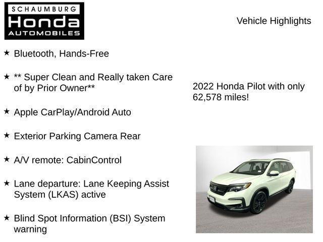 used 2022 Honda Pilot car, priced at $28,900