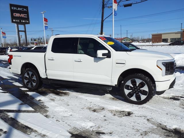 used 2022 Ford F-150 Lightning car, priced at $48,500