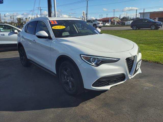 used 2021 Alfa Romeo Stelvio car, priced at $24,500