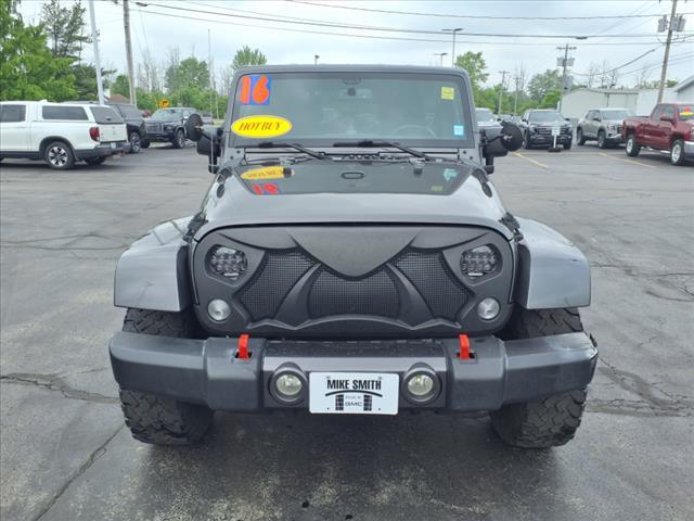 used 2016 Jeep Wrangler Unlimited car, priced at $19,540