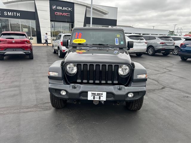 used 2018 Jeep Wrangler Unlimited car, priced at $23,980