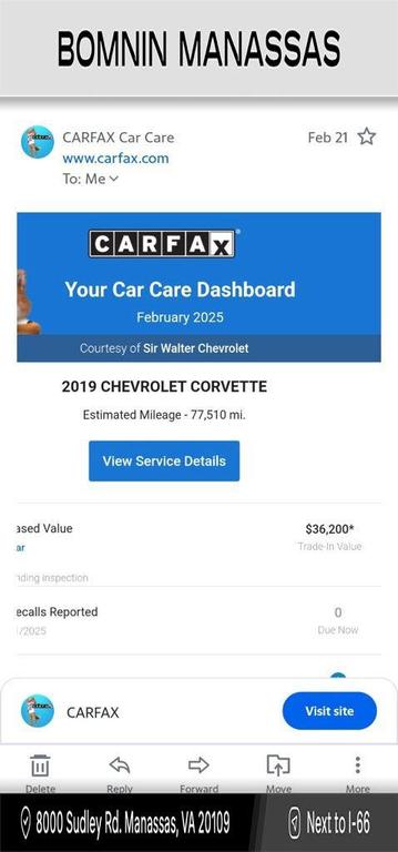 used 2019 Chevrolet Corvette car