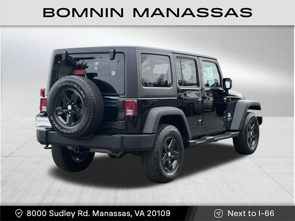 used 2015 Jeep Wrangler Unlimited car, priced at $17,990