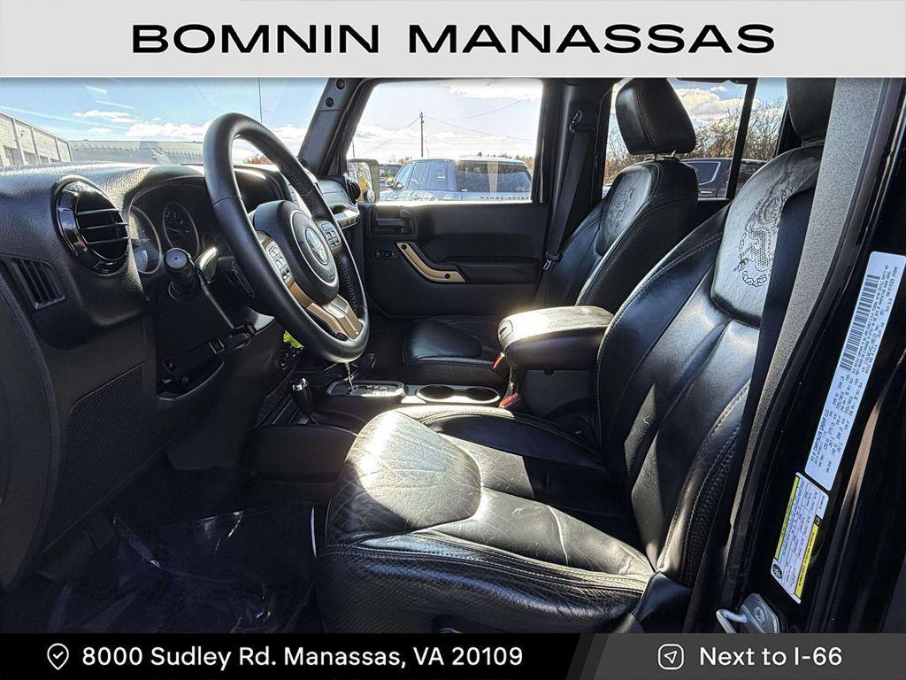 used 2014 Jeep Wrangler Unlimited car, priced at $14,990