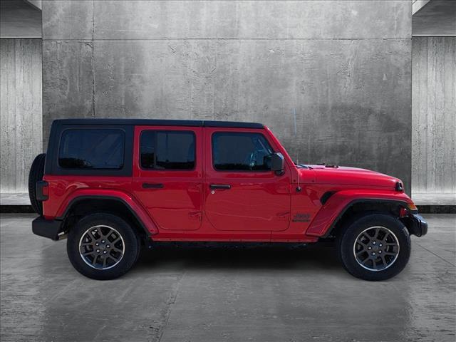 used 2021 Jeep Wrangler Unlimited car, priced at $27,598