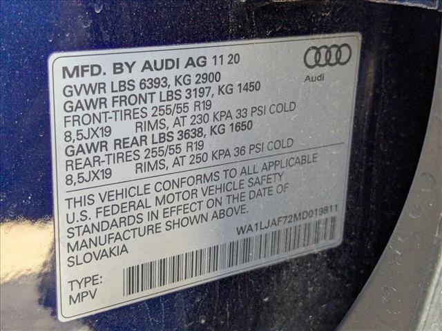 used 2021 Audi Q7 car, priced at $36,991