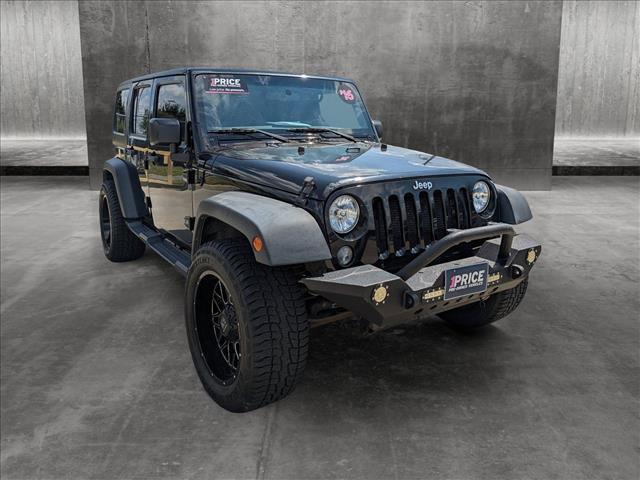 used 2016 Jeep Wrangler Unlimited car, priced at $19,393