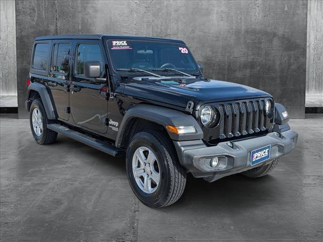 used 2020 Jeep Wrangler Unlimited car, priced at $26,293