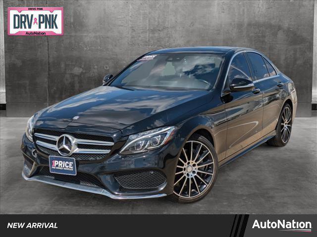 used 2015 Mercedes-Benz C-Class car, priced at $18,213