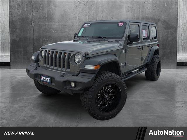 used 2018 Jeep Wrangler Unlimited car, priced at $30,991