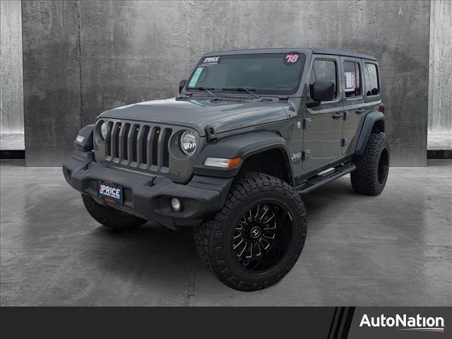 used 2018 Jeep Wrangler Unlimited car, priced at $28,792