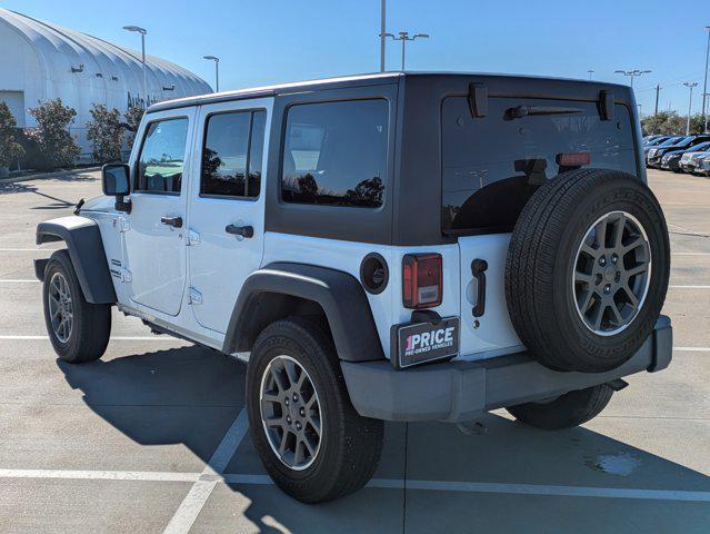 used 2015 Jeep Wrangler Unlimited car, priced at $20,593